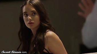 Stepdad And Stepdaughter Indulge In Passionate, Intimate Encounter