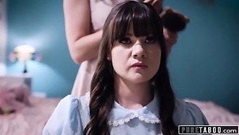 Seductive Teen Confronts Mother'S New Lover In Steamy Encounter