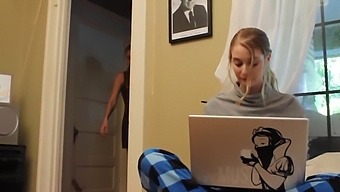 Amateur College Teens Explore Their Sexuality With Hot Lesbian Sex At Home