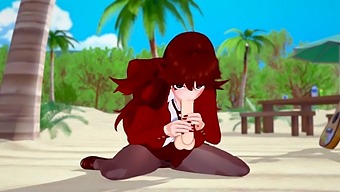 Animated Girlfriend Gives A Mind-Blowing Oral Performance