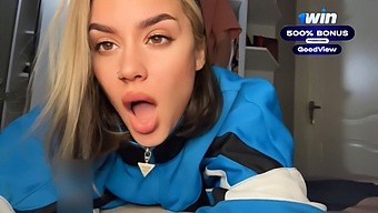 Russian Amateur Friend'S Girlfriend Gives An Incredible Blowjob In Sex Tape