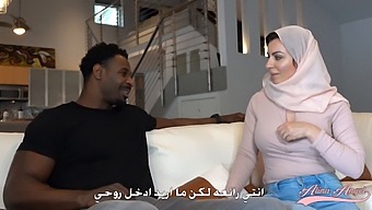 Brunette Jax Slayre'S Production Featuring Alina Angel In Hijab And Bbc