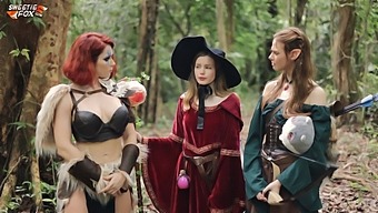 Jeu De Rôle Torride Dans Un Monde De Fantasmes Avec Une Femme Chat Séduisante.