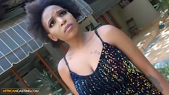 Black Model Auditioned And Penetrated By Her Agent In African Setting