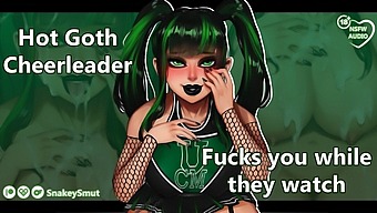Goth Cheerleader'S Sensual Pov Experience With Rough Sex And Anal Play