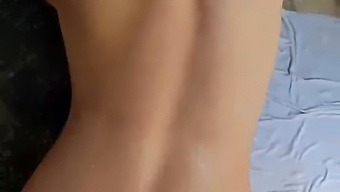 Two Gifted Guys Pleasure Two Teens In The Bathtub With Intense Anal Sex!