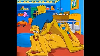 Marge, La Hotwife, Éprouve Un Plaisir Intense Alors Qu'Elle Reçoit Du Sperme Dans Son Cul Et Éjacule Dans Tous Les Sens / Hentai / Non Censuré / Toons / Anime