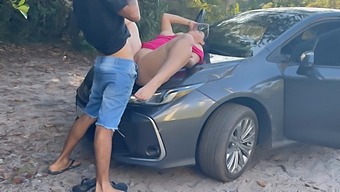 Public Sex With A Busty Girl And Oral Pleasures